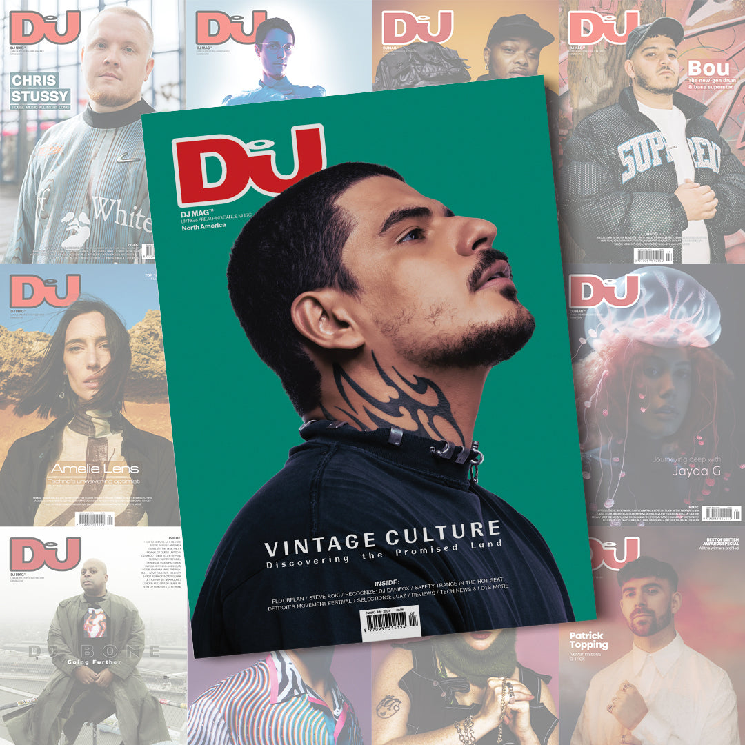 North America Printed Magazine Subscription (12 editions) – DJ Mag Shop